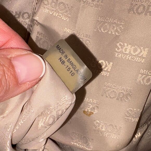 Michael Kors Bag Purse Handbag Signature Logo Shopper Tote Bag Pocketbook - Picture 16 of 16